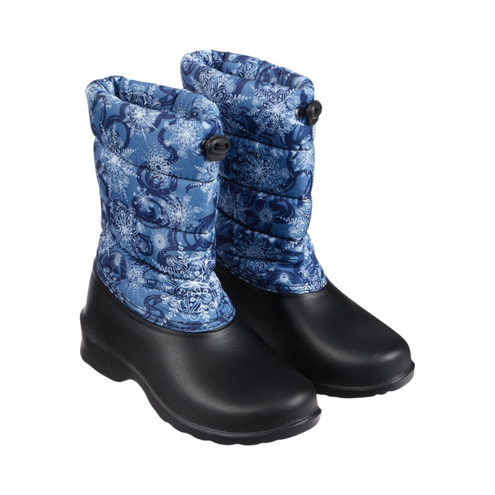 Сапоги женские комбинированные с фиксатором., демисезон, с цветным рисунком, до -15°, С-35.350, размер 37 - Фото 1