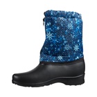 Сапоги женские комбинированные с фиксатором, иск. мех, с цветным рисунком, до -25°,С-35.354Б, размер 41 - фото 26921622