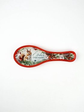 Подставка под ложку новогодняя «С Новым счастьем», 21×7.5×2 см