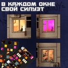 Деревянный конструктор «Панелька», 93 детали, размер 12,5х26х11 см - фото 6220588