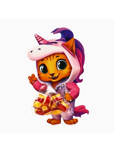 Пакет под сладости «Котёнок», 11 х 6 см