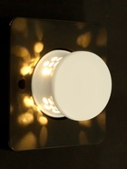 Ручка-кнопка CAPPIO, с подсветкой, цвет белый, 1 шт. - фото 808751547