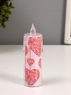 Светодиодная свеча, ночник LED RISALUX «Кружева», 3×LR1130, 3.8×3.8×12 см - Фото 8