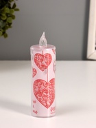 Светодиодная свеча, ночник LED RISALUX «Кружева», 3×LR1130, 3.8×3.8×12 см - Фото 9