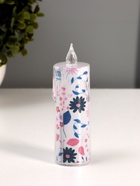 Светодиодная свеча, ночник LED RISALUX «Ты прекрасна», 3×LR1130, 3.8×3.8×12 см - Фото 8