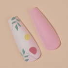 Накладные ногти «Нежная абстракция», 12 шт., с клеевыми пластинами, форма балерина, разноцветные - Фото 4