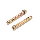 Анкерный болт ТУНДРА, с гайкой, оцинкованный, 12×100 мм, 50 шт. - Фото 1