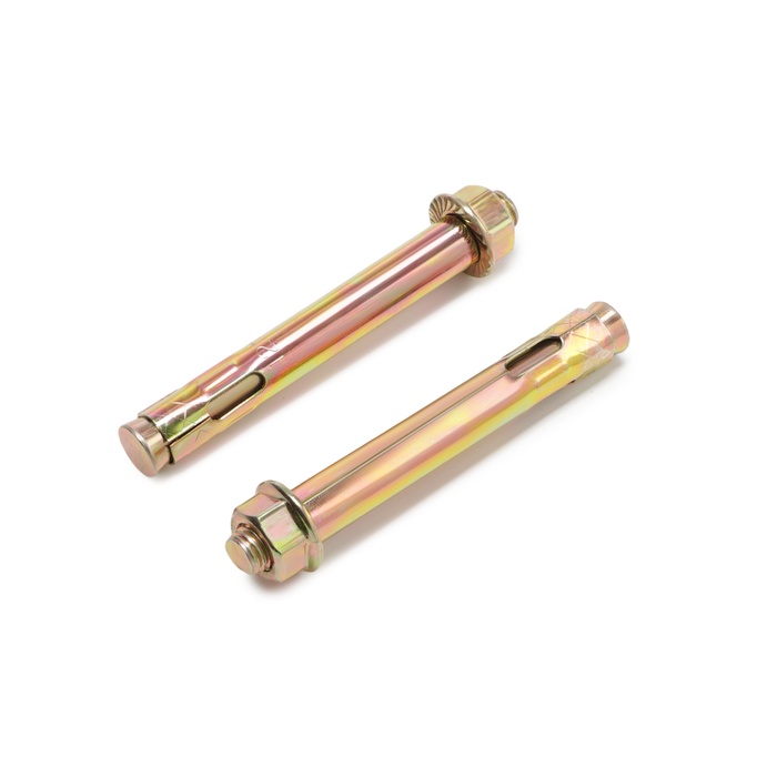 Анкерный болт ТУНДРА, с гайкой, оцинкованный, 12×100 мм, 50 шт. - Фото 1