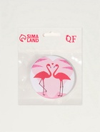 Зеркало складное «Фламинго», d=7.5 см, розовое (комплект 2 шт) - фото 34717334