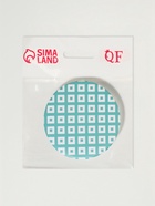 Зеркало складное «Квадраты», d = 7,5 см, цвет бирюзовый - фото 35276351