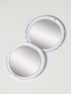 Зеркало складное «Полосы», d = 7,5 см, цвет бирюзовый - Фото 4