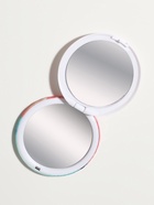 Зеркало складное «Пляж», d=7.5 см, с увеличением х2, розовое/бирюзовое - Фото 4