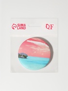 Зеркало складное «Пляж», d=7.5 см, с увеличением х2, розовое/бирюзовое - Фото 6