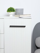 Ручка-скоба CAPPIO SQUARE RSC008, нержавеющая сталь, м/о 224 мм, цвет черный 10629516