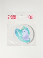 Зеркало складное «Единороги», d=7.5 см, белое, бирюзовое (комплект 2 шт) - фото 35276355