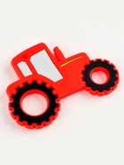 Прорезыватель силиконовый для зубов «Трактор», цвет красный - Фото 2