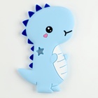 Прорезыватель силиконовый для зубов «Динозаврик», от 0 мес., голубой - Фото 2