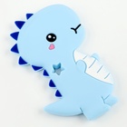 Прорезыватель силиконовый для зубов «Динозаврик», от 0 мес., голубой - Фото 3