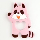 Прорезыватель силиконовый для зубов «Енот» - Фото 1