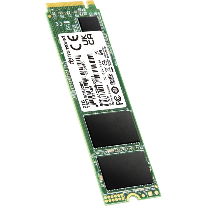 Накопитель SSD Transcend PCIe 3.0 x4 2TB TS2TMTE220S 220S M.2 2280 1.2 DWPD - фото 51685878