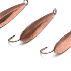 Блесна вертикальная "Яман" Листочек, размер 25 мм, 2.2 г, цвет медь (комплект 6 шт) - фото 27825849