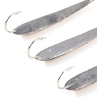 Блесна вертикальная "Яман" Лодочка малая, размер 37 мм, 4 г, цвет никель (комплект 6 шт) - фото 27825857