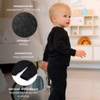 Комплект детский (джемпер, брюки) MINAKU, рост 92-98 см, чёрный - Фото 2