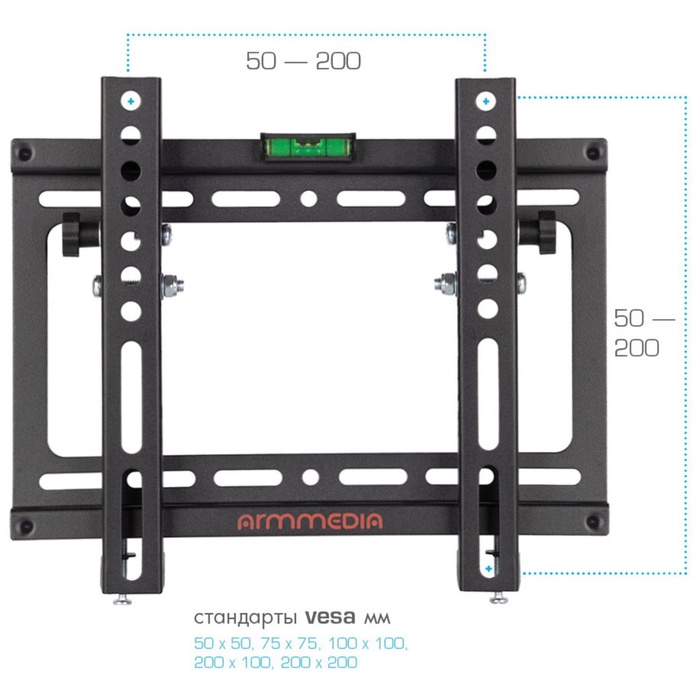 Кронштейн для LED/LCD телевизоров Arm media STEEL-6 black - фото 51685895