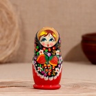 Матрёшка "Хохлома", черная голова, 5-кукольная, 11-12 см - фото 26396216