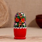 Матрёшка "Хохлома", черная голова, 5-кукольная, 11-12 см - фото 26363166
