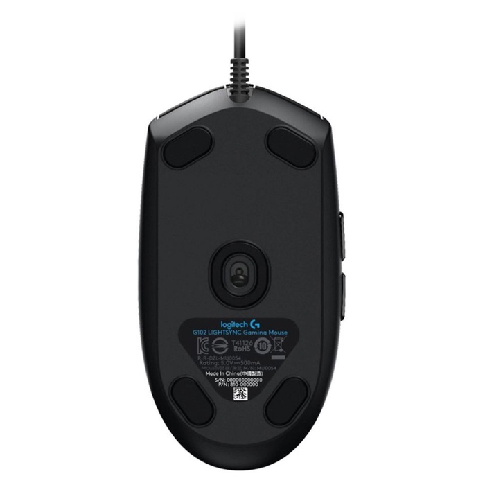 Мышь Logitech G102 LightSync черный оптическая (8000dpi) USB (6but) - фото 51691564