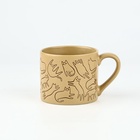 Кружка чайная керамическая «Котики», 320 мл, ручная работа - Фото 2