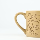 Кружка чайная керамическая «Котики», 320 мл, ручная работа - Фото 4