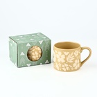 Кружка чайная керамическая «Флори», 320 мл, ручная работа - Фото 6