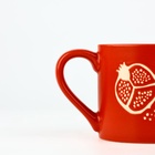 Кружка чайная керамическая «Гранат», 320 мл, ручная работа - Фото 4