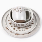 Тарелка новогодняя суповая «Снежная сказка», 15×7 см, 700 мл, ручная работа - Фото 7