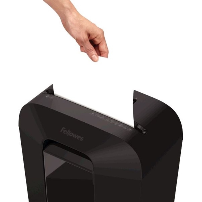 Шредер Fellowes PowerShred LX70 черный (секр.P-4) перекрестный 11лист. 18лтр. скрепки скобы   106692 - фото 51686747