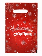 Подарочный набор пакетов "С Новым Годом" 20х30 см, 30 мкм 5шт 10823131 - фото 14570867