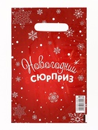 Подарочный набор пакетов «С Новым Годом» 20?30 см, 30 мкм 5 шт. (комплект 4 шт) - фото 41506652