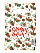 Подарочный набор пакетов «С Новым Годом» 20?30 см, 30 мкм 5 шт. (комплект 4 шт) - фото 41506660