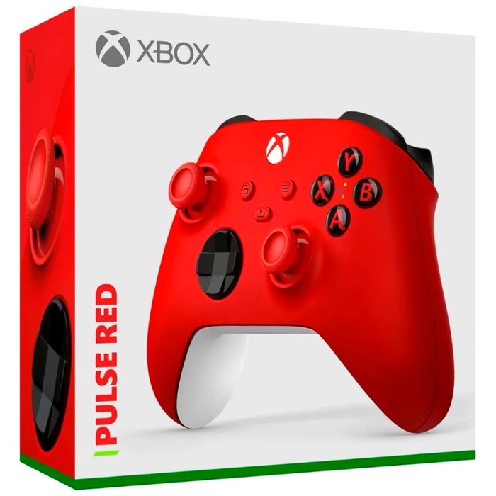 Беспроводной геймпад Microsoft Xbox Red (QAU-00013) - фото 51689572