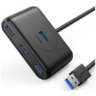 USB концентратор (хаб) UGREEN 4 х USB 3.0, 1 м, цвет черный (20291) - фото 51687566