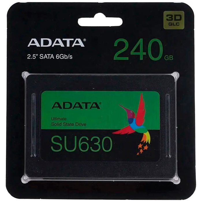 Накопитель SSD ADATA 2.5" Ultimate SU630 240 Гб SATA III ASU630SS-240GQ-R - фото 51690206