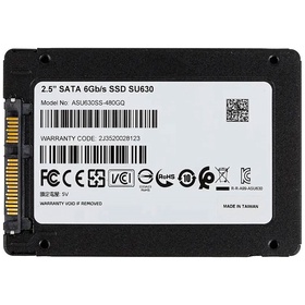 Накопитель SSD ADATA 2.5" Ultimate SU630 480 Гб SATA III ASU630SS-480GQ-R