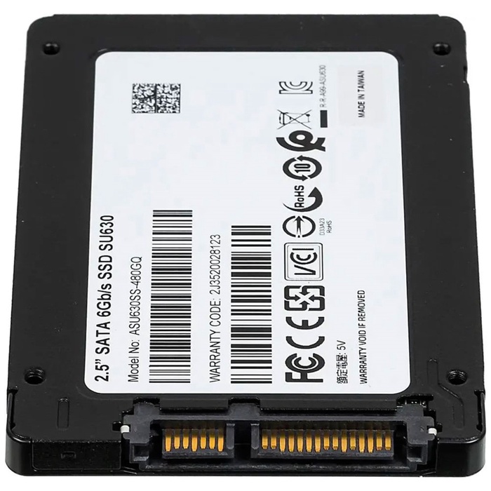 Накопитель SSD ADATA 2.5" Ultimate SU630 480 Гб SATA III ASU630SS-480GQ-R - фото 51688106