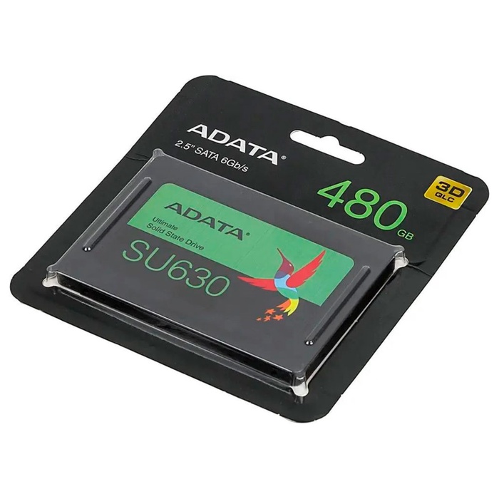 Накопитель SSD ADATA 2.5" Ultimate SU630 480 Гб SATA III ASU630SS-480GQ-R - фото 51688107