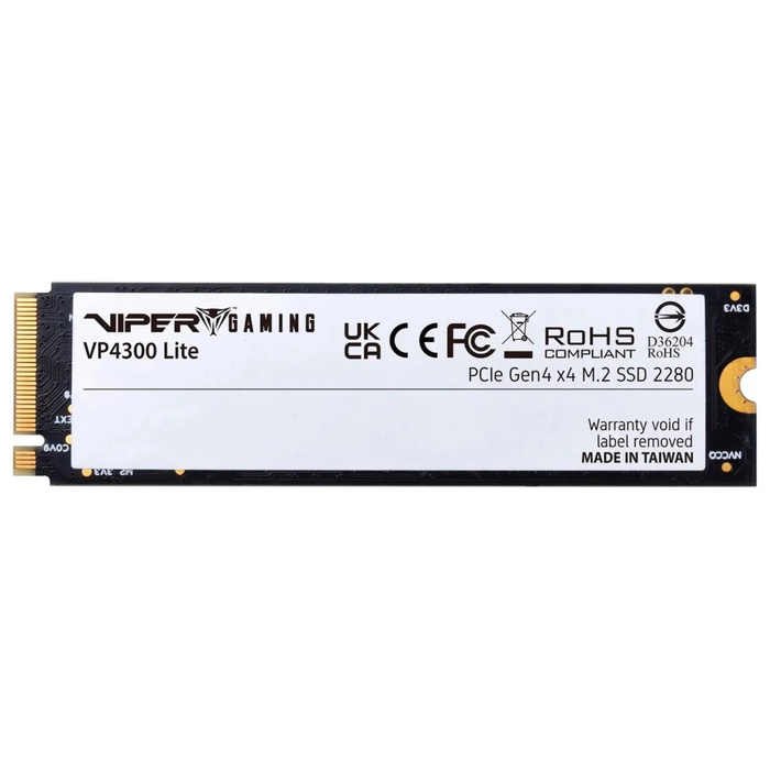 Накопитель SSD M.2 PATRIOT MEMORY Viper VP4300 Lite 500 Гб PCIe 4.0 VP4300L500GM28H - фото 51690229