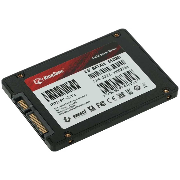 Накопитель SSD Kingspec 2.5" 512 Гб SATA III P3-512 - фото 51689077