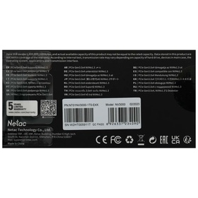 Накопитель SSD Netac M.2 NV3000 1000 Гб PCIe NT01NV3000-1T0-E4X