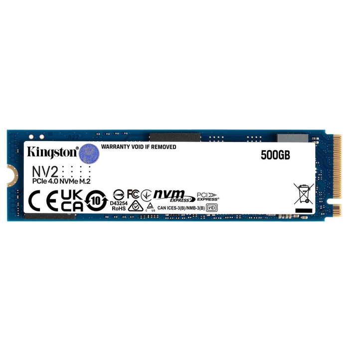 Накопитель SSD Kingston M.2 NV2 500 Гб PCIe 4.0 SNV2S/500G - фото 51688124